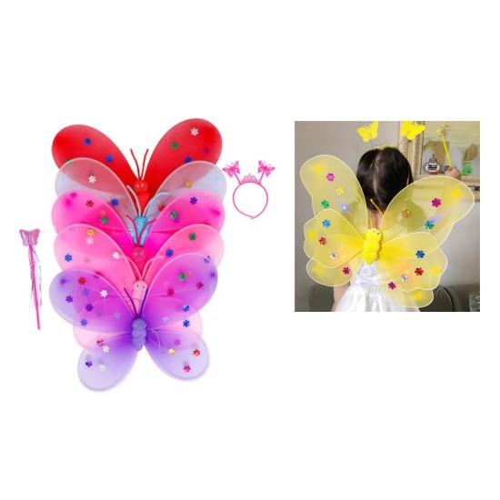 Drugelio sparnai „ Fairy wings “, 3 dalys